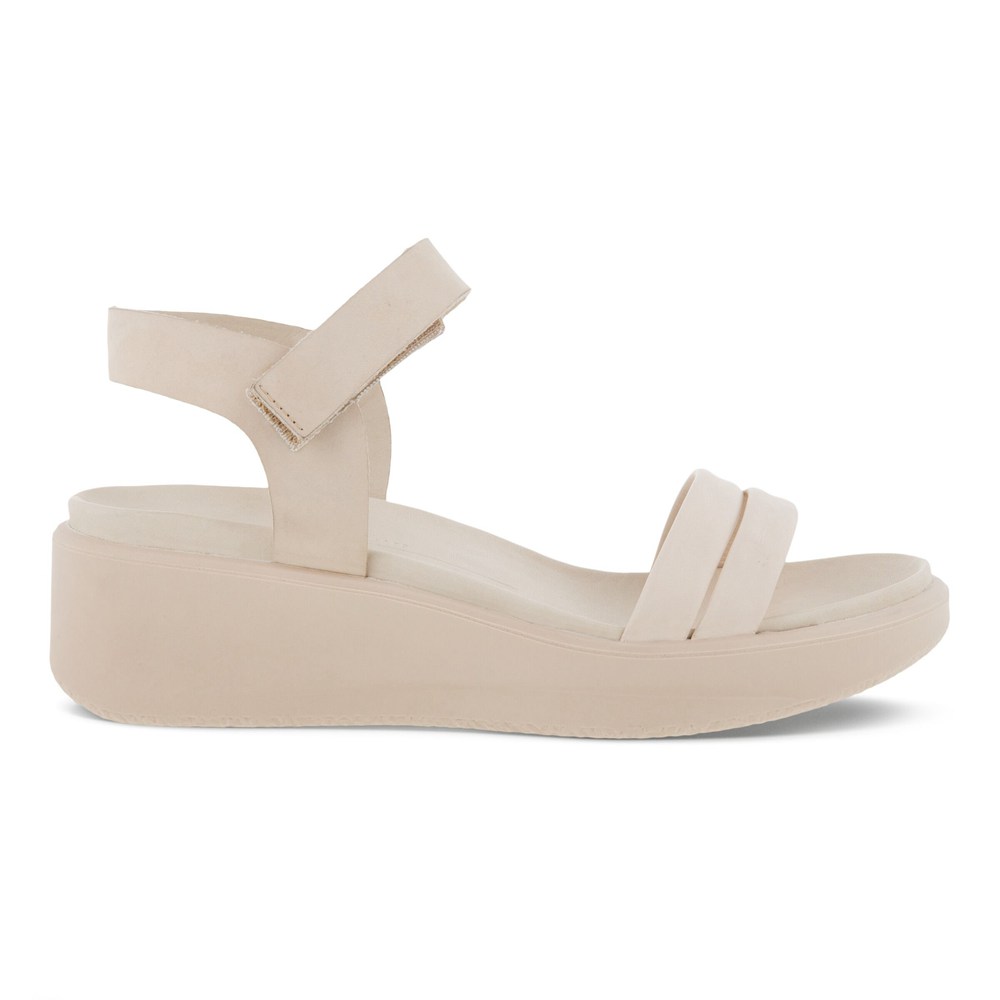 ECCO Womens Sandals Beige - Flowt Lx Wedge - BLO-190286